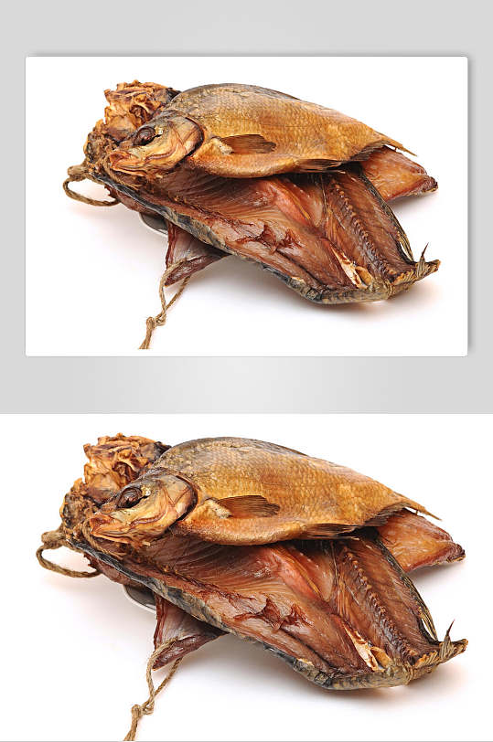 特色美味腊肉腊鱼食品高清图片