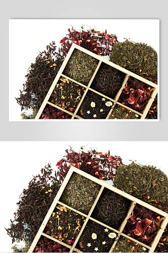茶叶绿茶红茶摄影图片