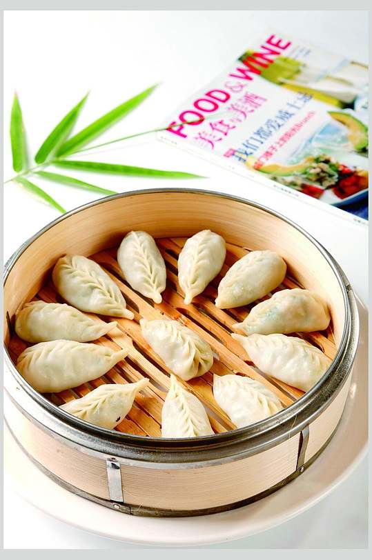 柳叶食物饺子水饺美食摄影图片叁