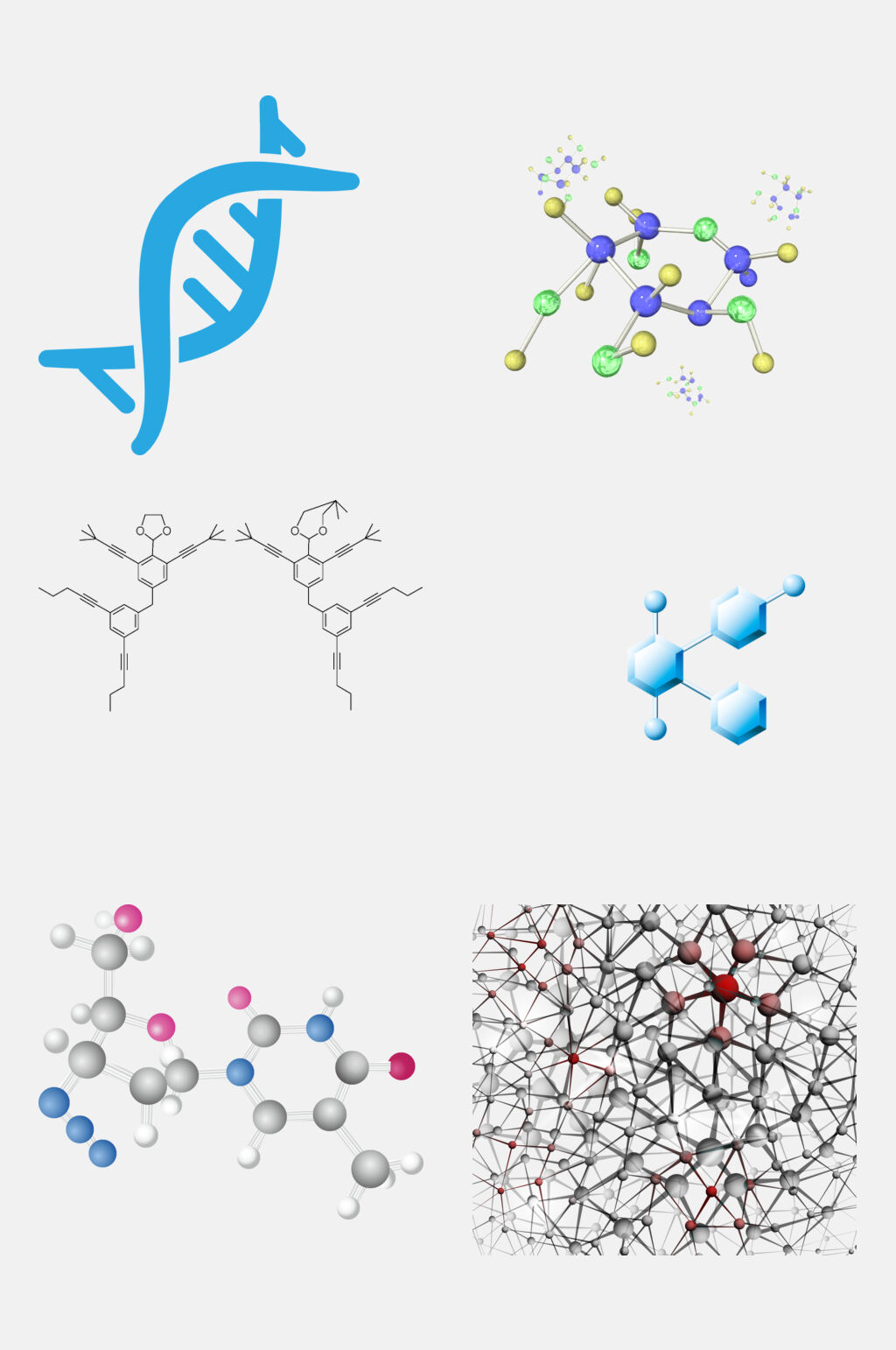 立体病毒分子免抠素材素材