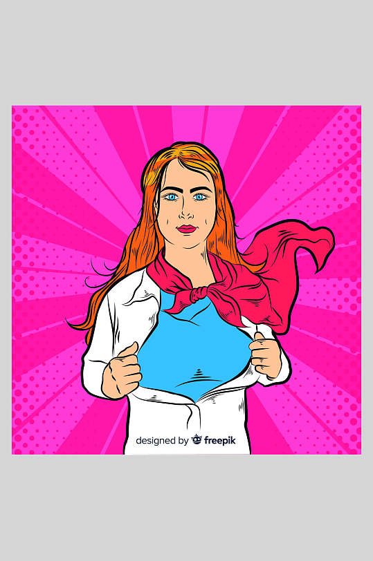 波普英雄插画图片-波普英雄插画素材下载-众图网