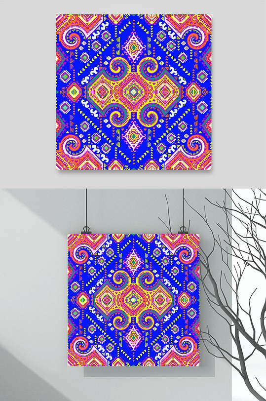 花纹图案矢量素材立即下载创意少数民族花纹图案矢量设计素材立即下载