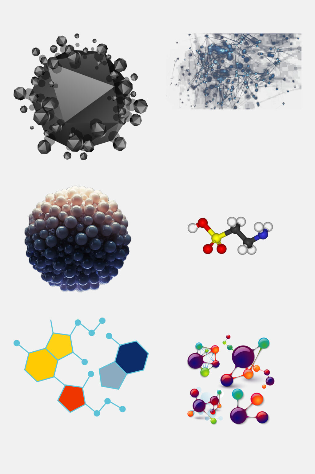 病毒分子免抠元素素材素材
