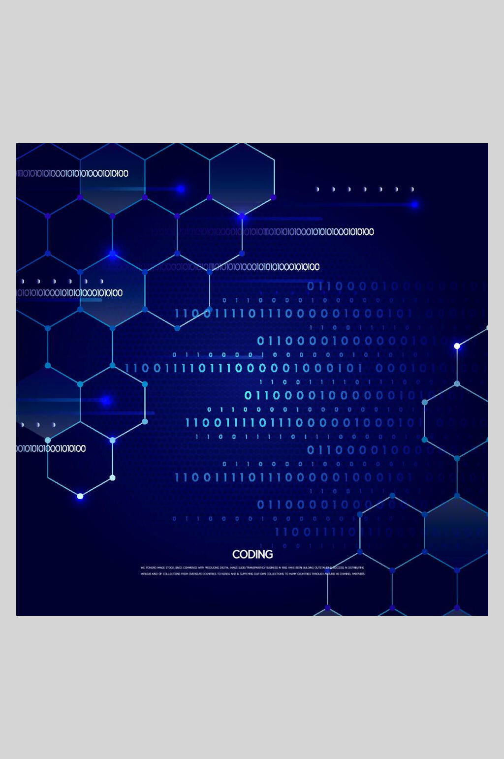 蓝色创意电子网络科技矢量素材素材