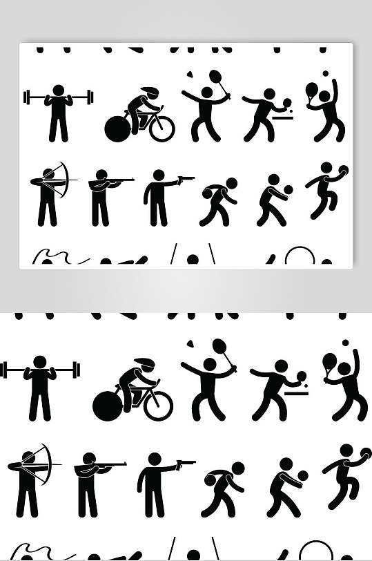 矢量运动图标图片-矢量运动图标设计素材-矢量运动图标模板下载-众图