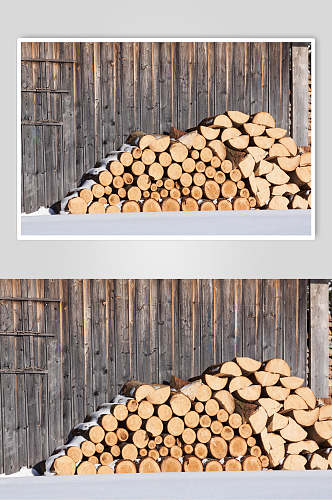 堆积木头木纹场景图片