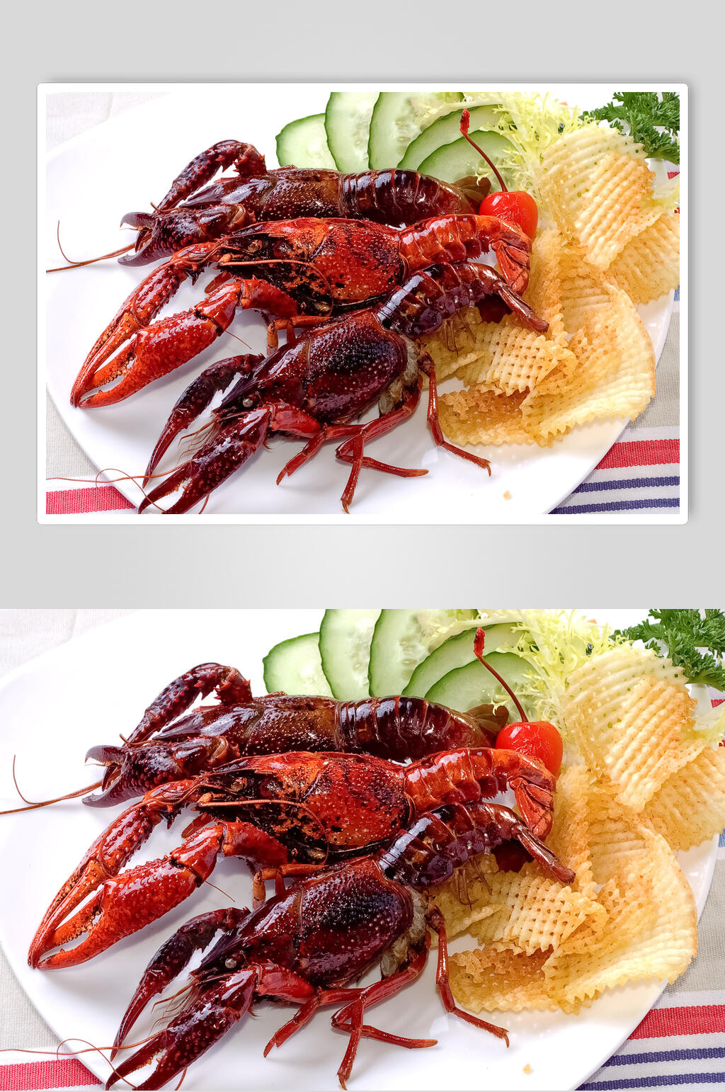 鲜香美味麻辣小龙虾高清图片素材