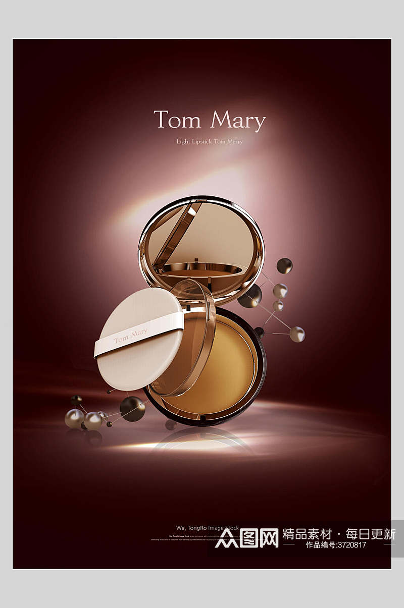 汤姆玛丽高端精品精美美妆海报素材