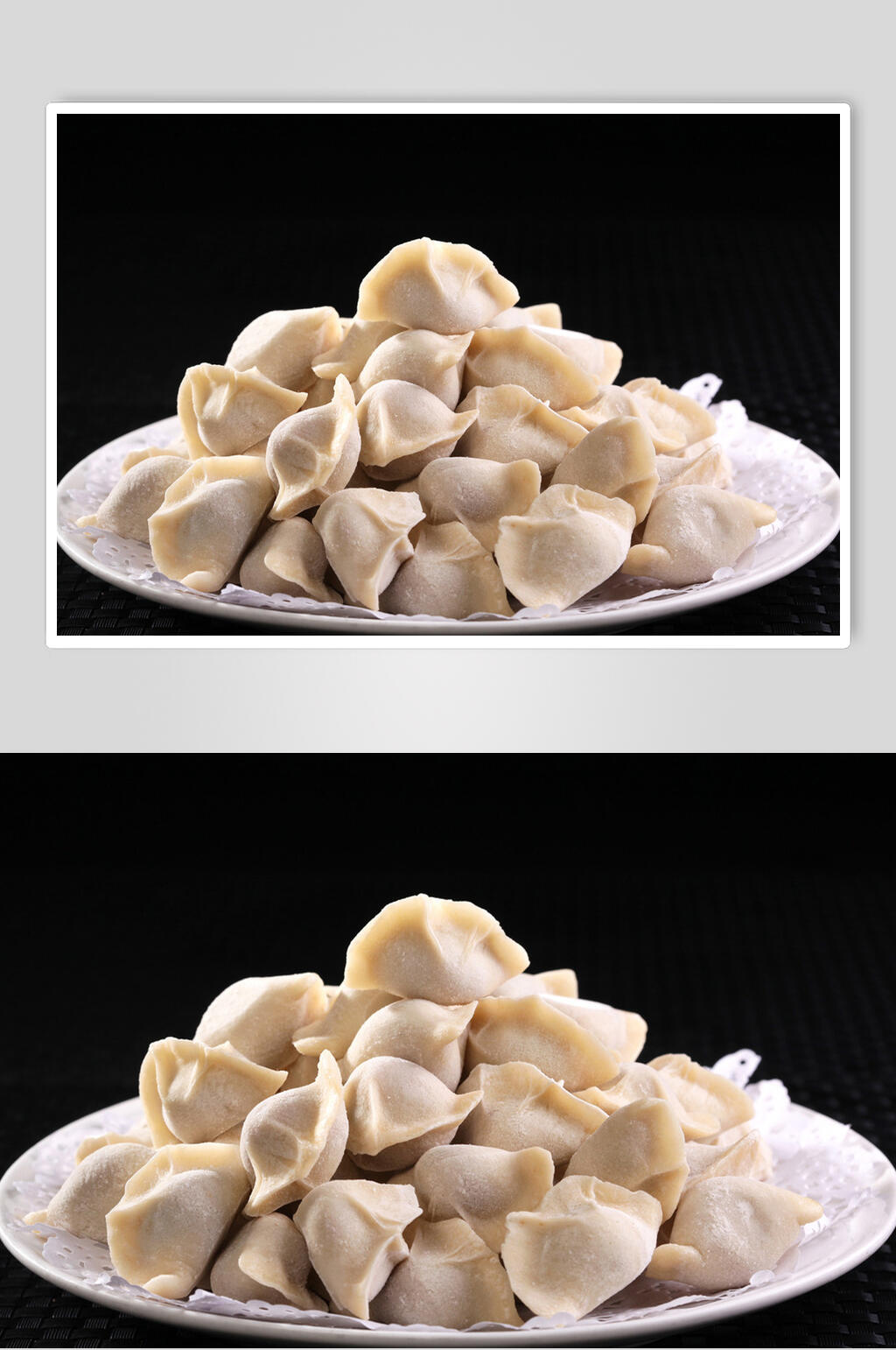 招牌食品饺子水饺美食摄影图片叁素材