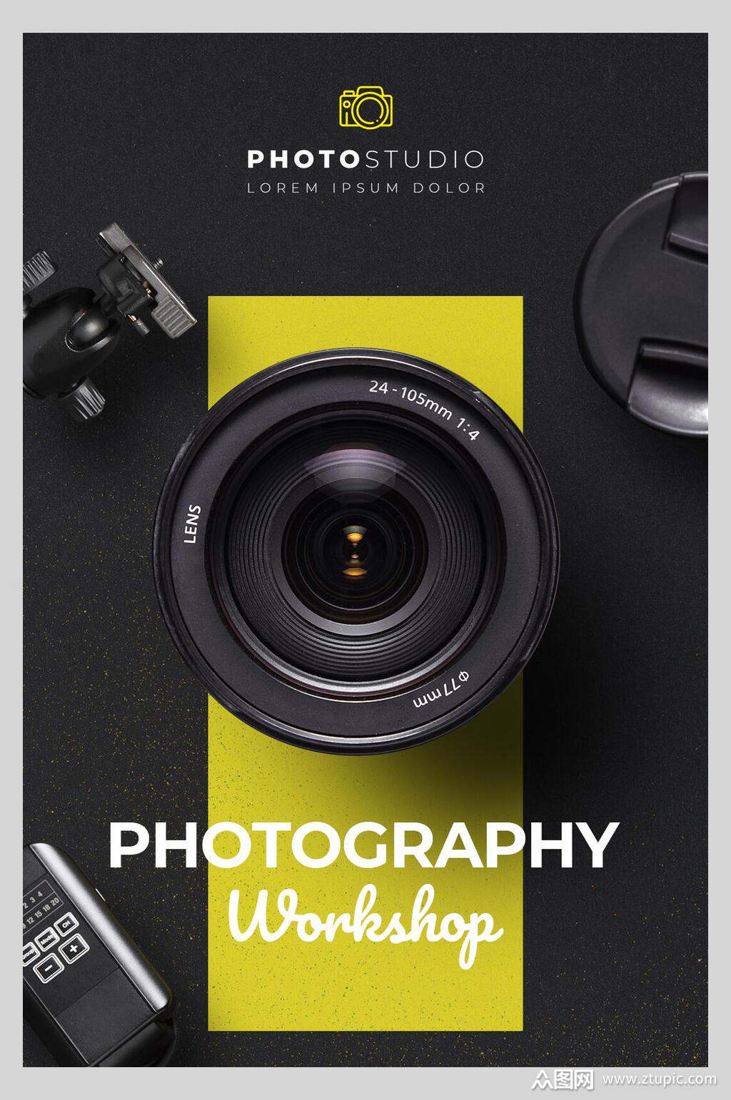 时尚摄影创意海报素材