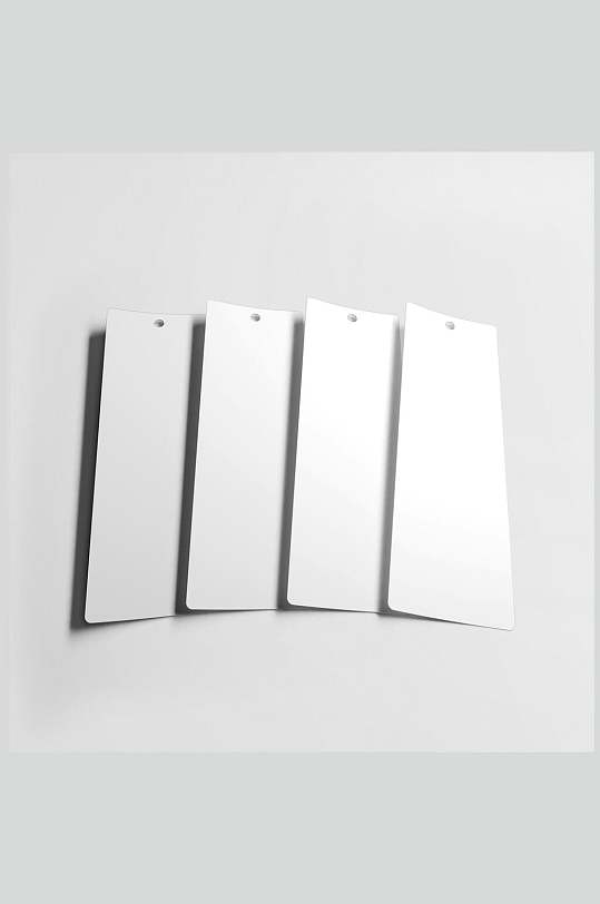 多张长款书签样机