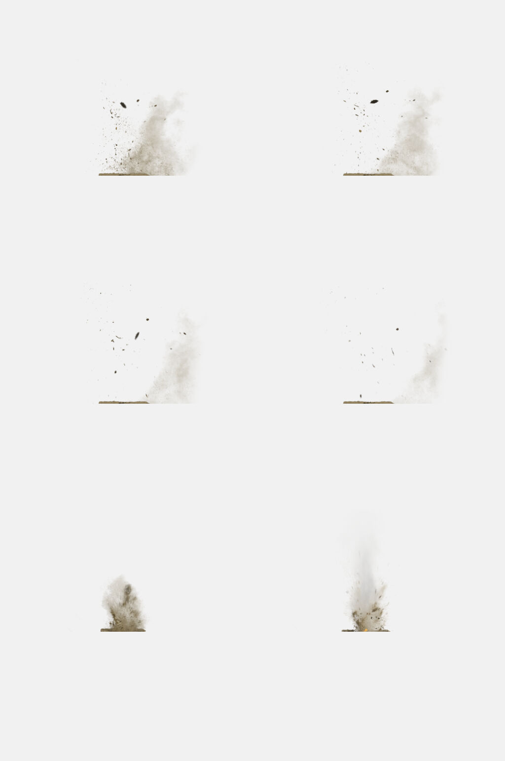 白色爆炸粉尘免抠素材素材