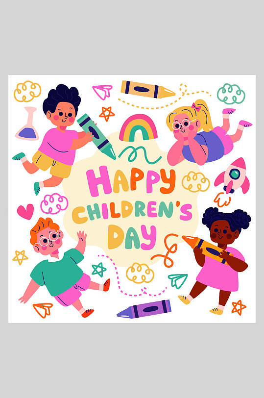 儿童手绘稿图片-儿童手绘稿素材下载-众图网