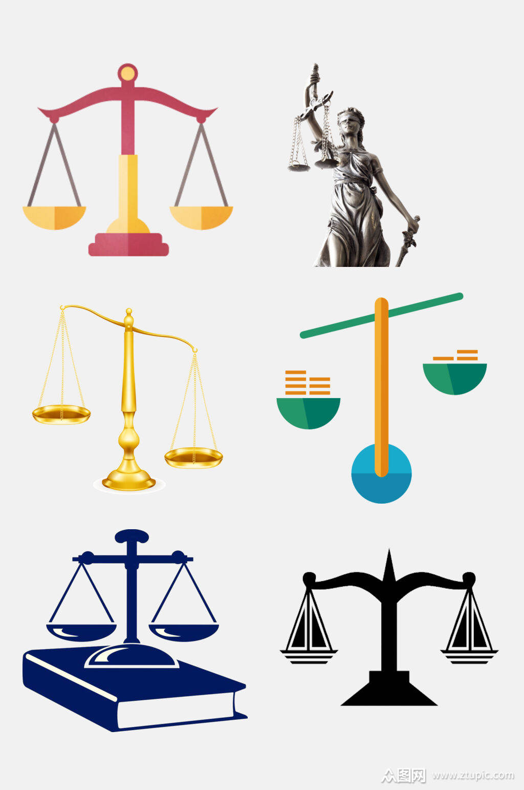 炫彩法制法治免抠素材素材