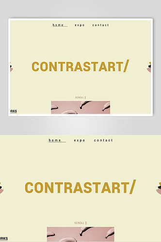 Contrastart概念海报