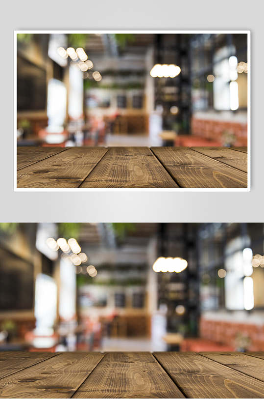 复古桌子木纹场景图片-众图网