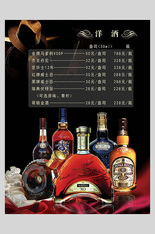 威士忌洋酒海报