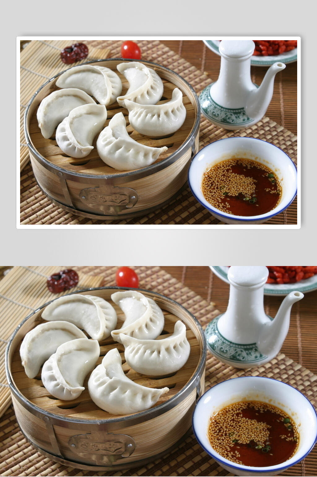 蒸饺食物饺子水饺美食摄影图片叁素材