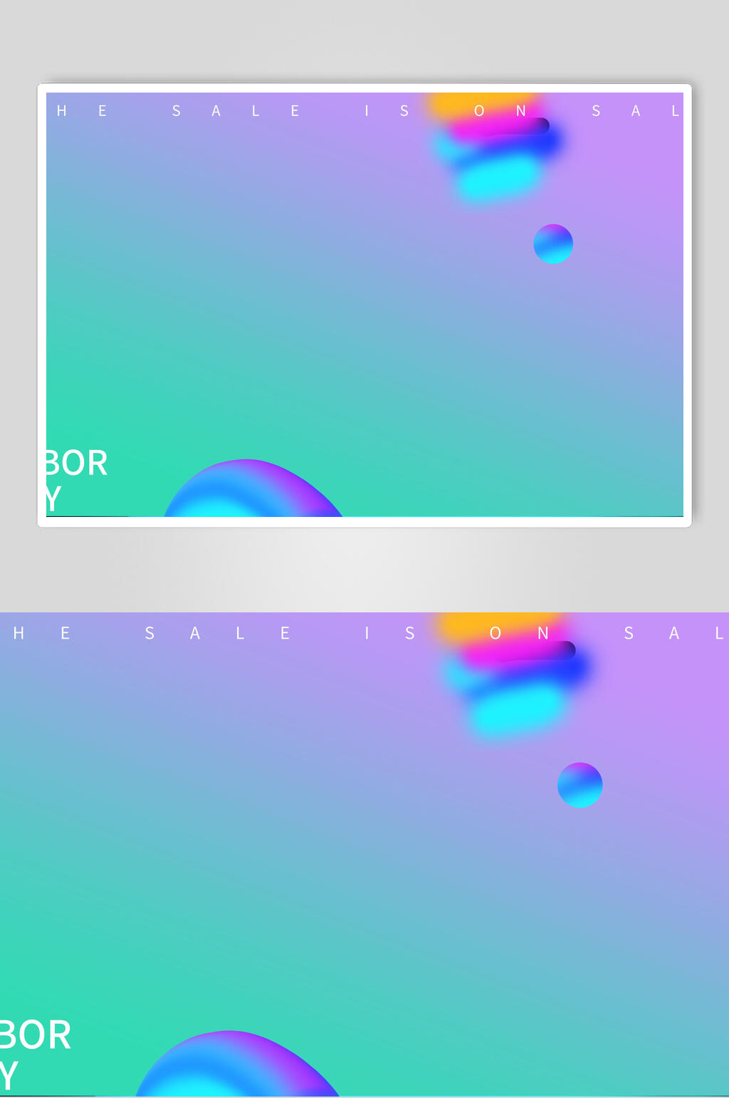 梦幻时尚简约创意小清新炫彩五一活动海报素材