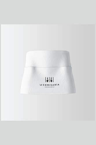 图标白色餐厅厨师围裙logo品牌样机
