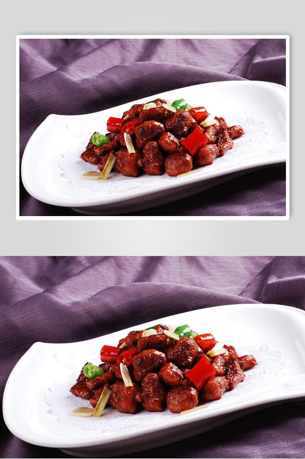 香煎羊肉美食摄影图片叁素材