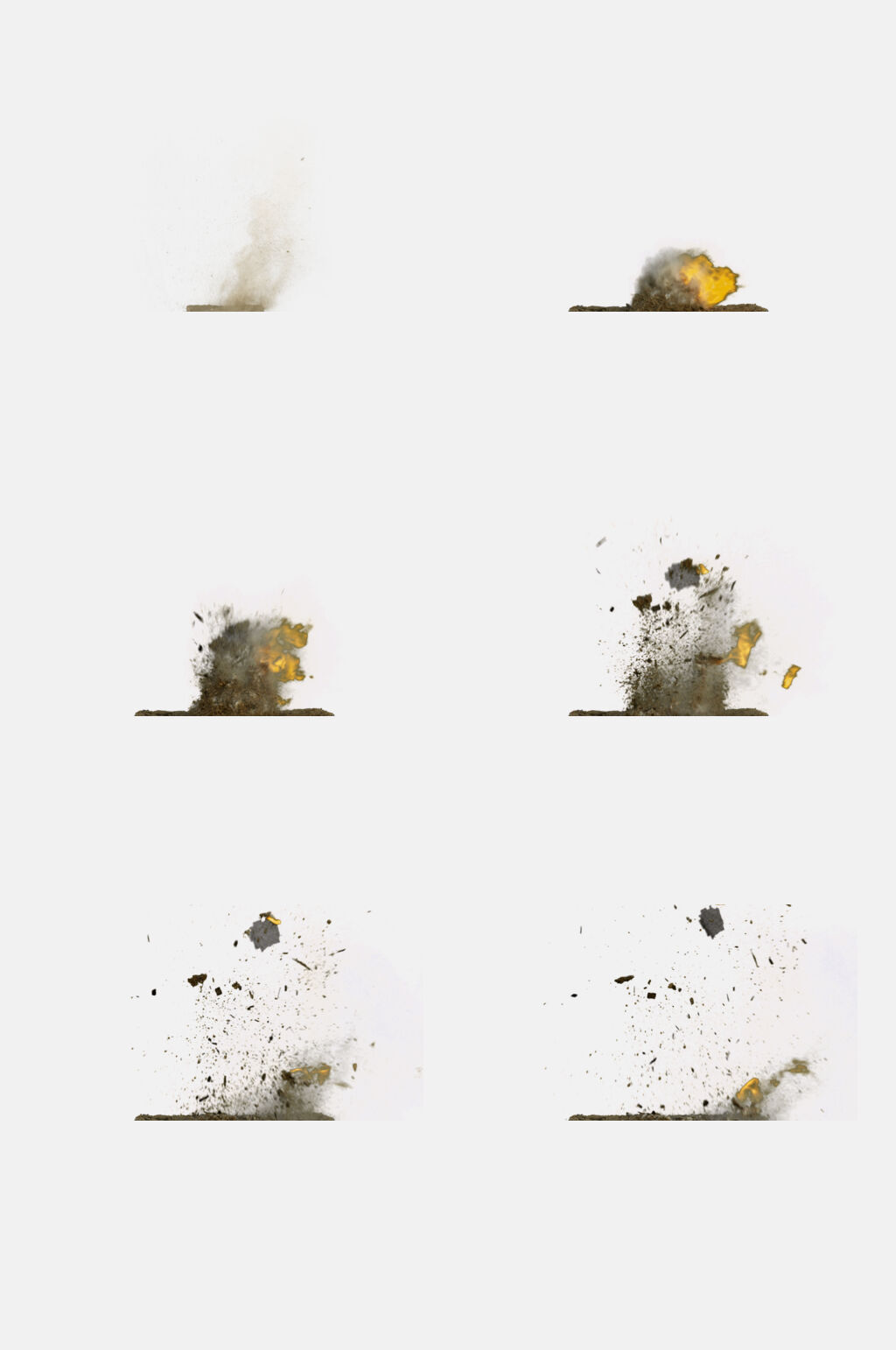 爆炸粉尘免抠设计素材素材