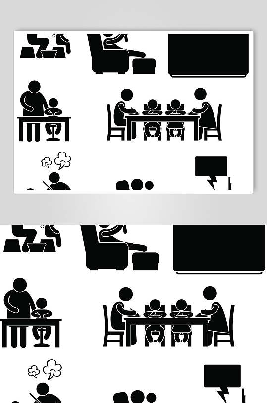 吃饭图标矢量图图片-吃饭图标矢量图设计素材-吃饭图标矢量图模板下载