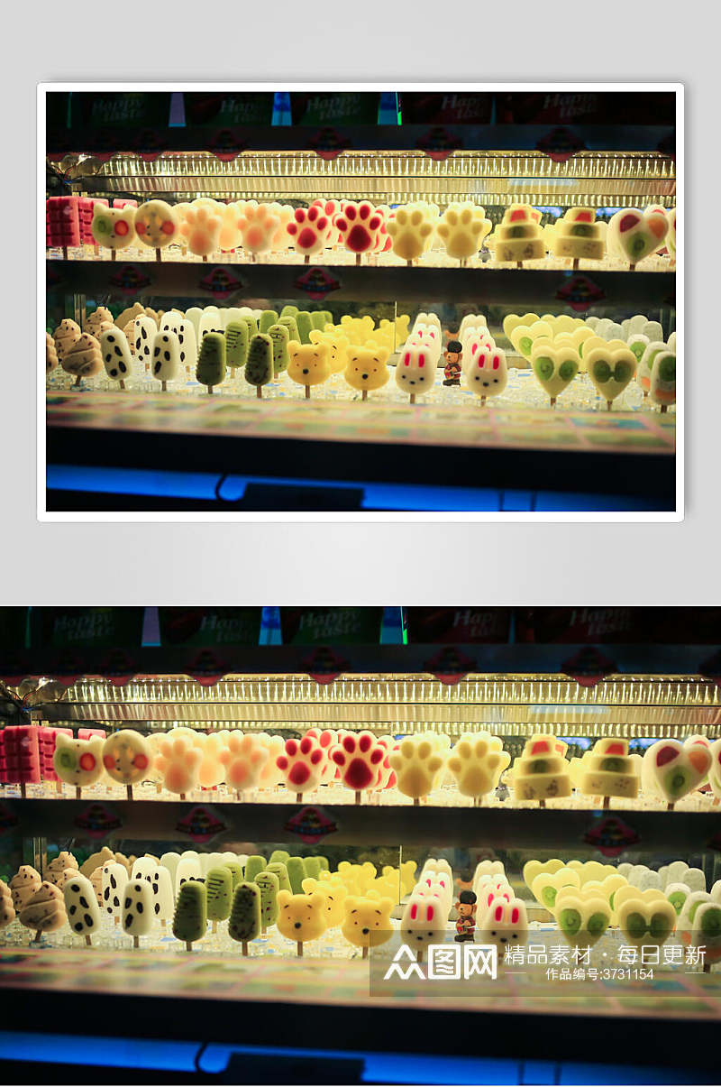 福州三坊七巷美食街雪糕图片素材