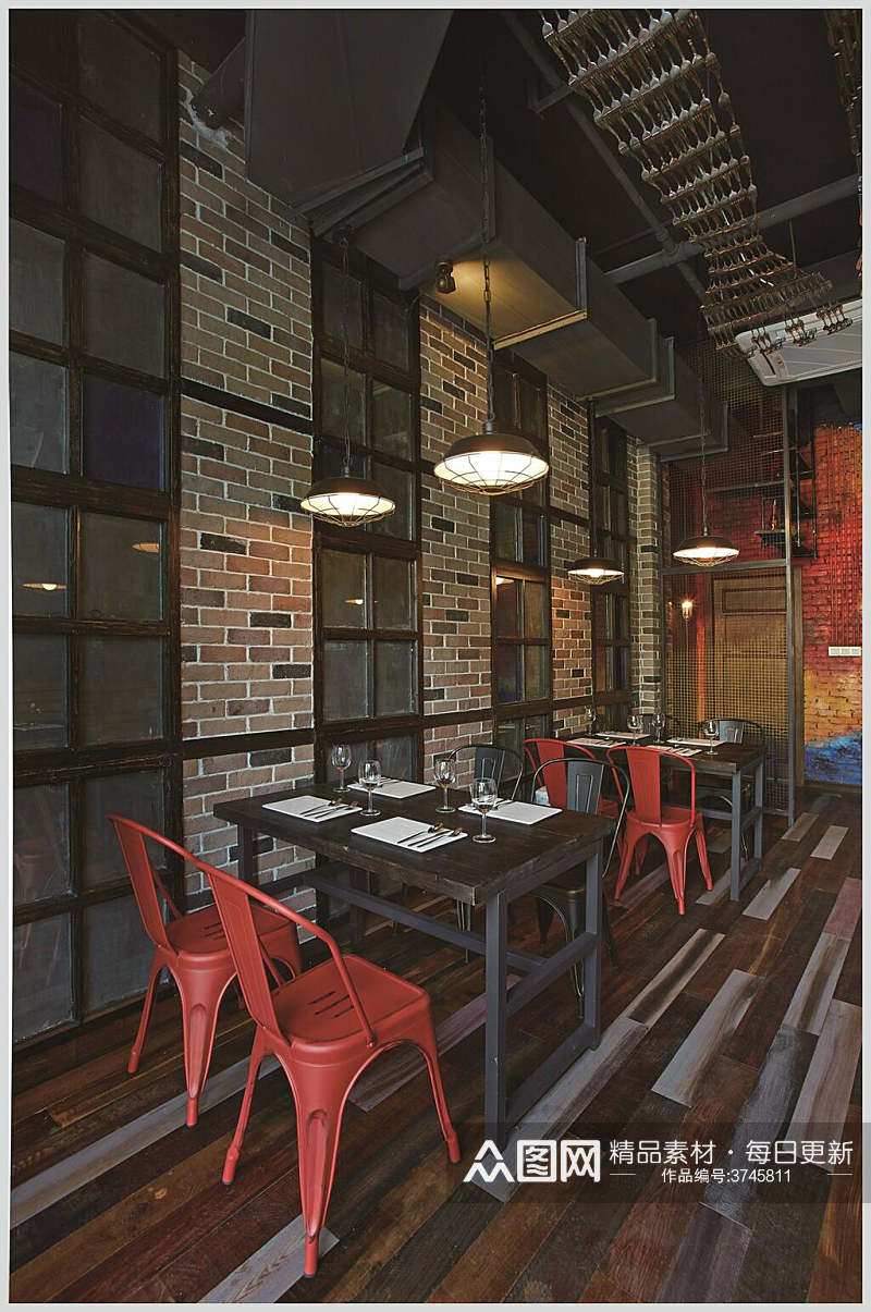 主题餐厅木质装修效果图片素材