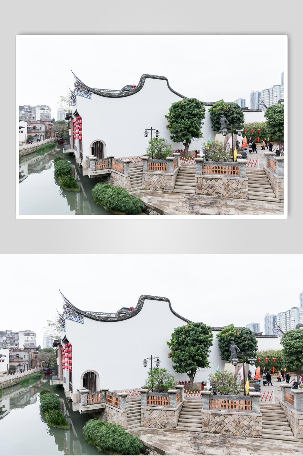 福州上下杭古镇旅游景点高清图片素材