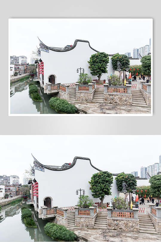 福州上下杭古镇旅游景点高清图片