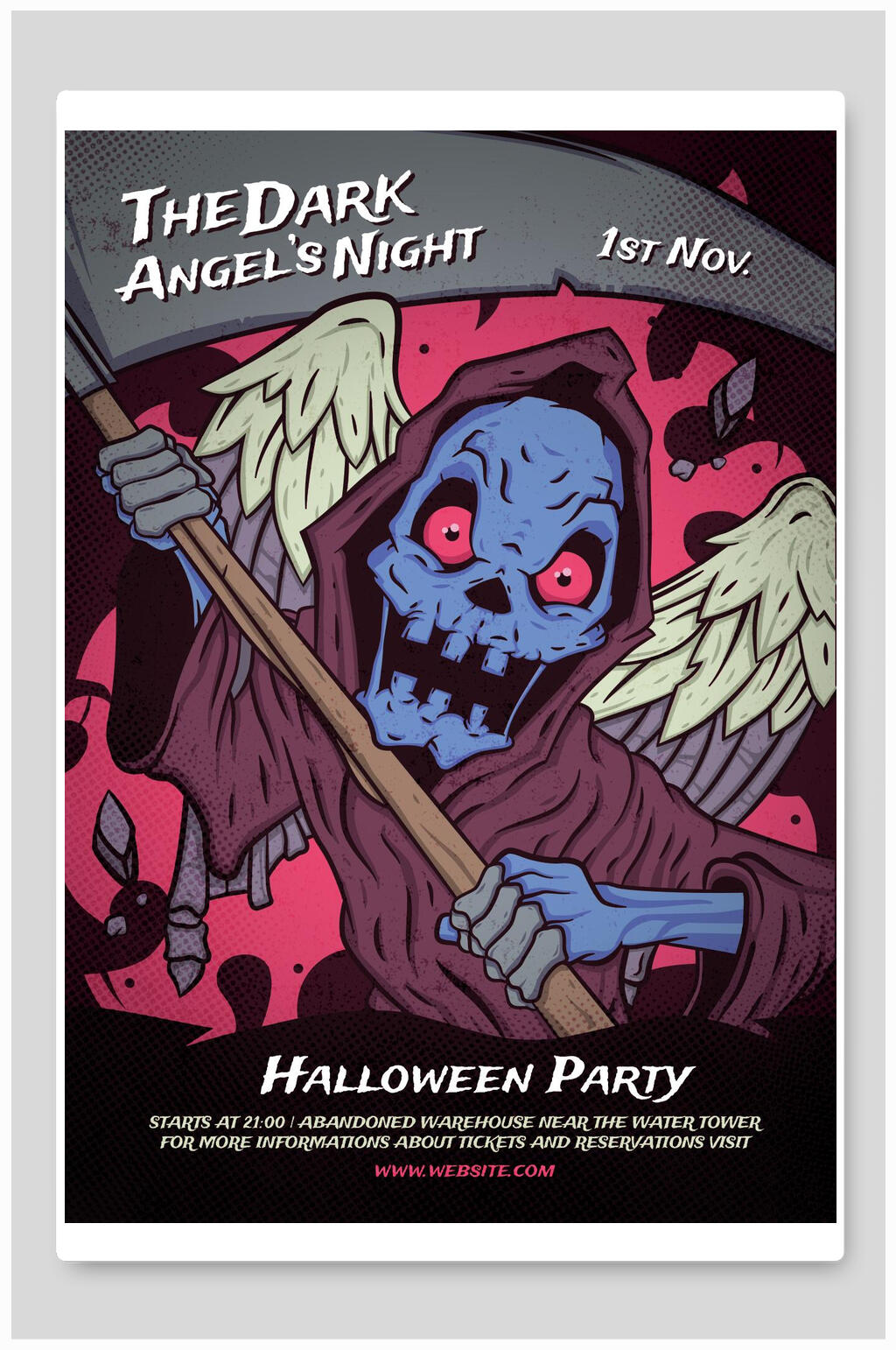 鬼怪万圣节海报素材