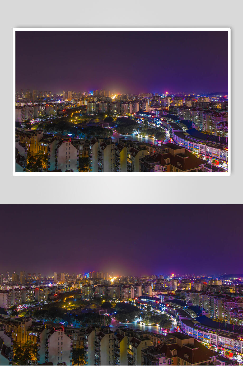 福州榕城广场夜景高清图片素材
