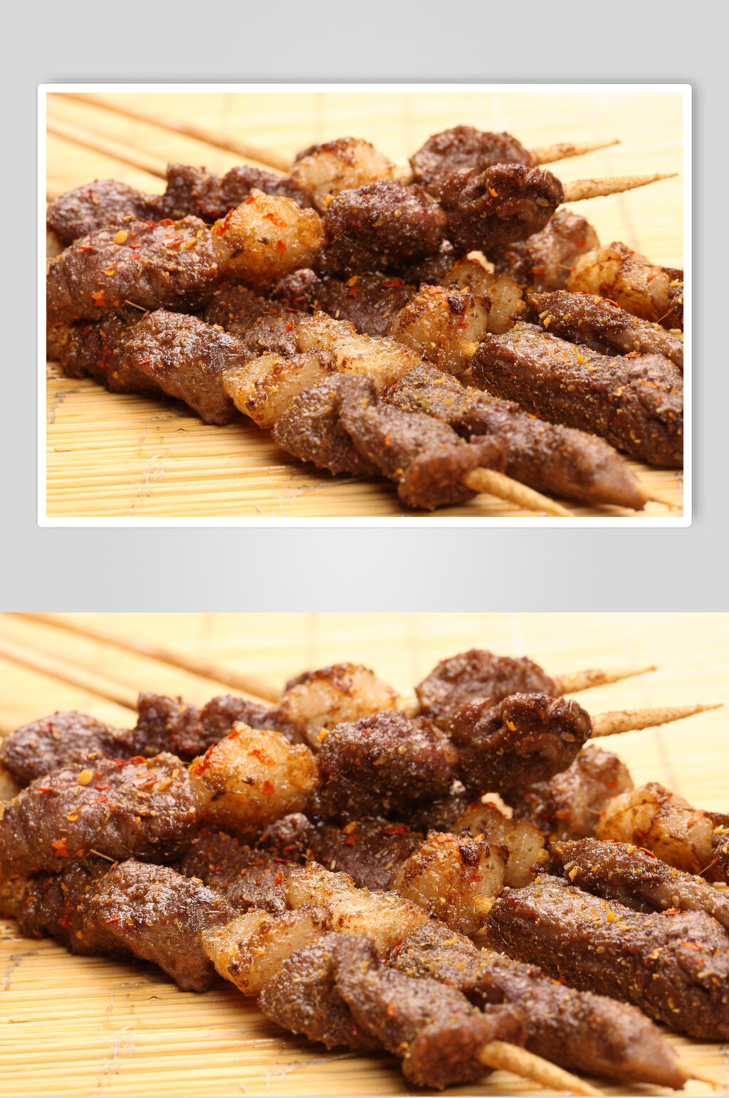 香浓美味特色羊肉串烧烤美食图片素材