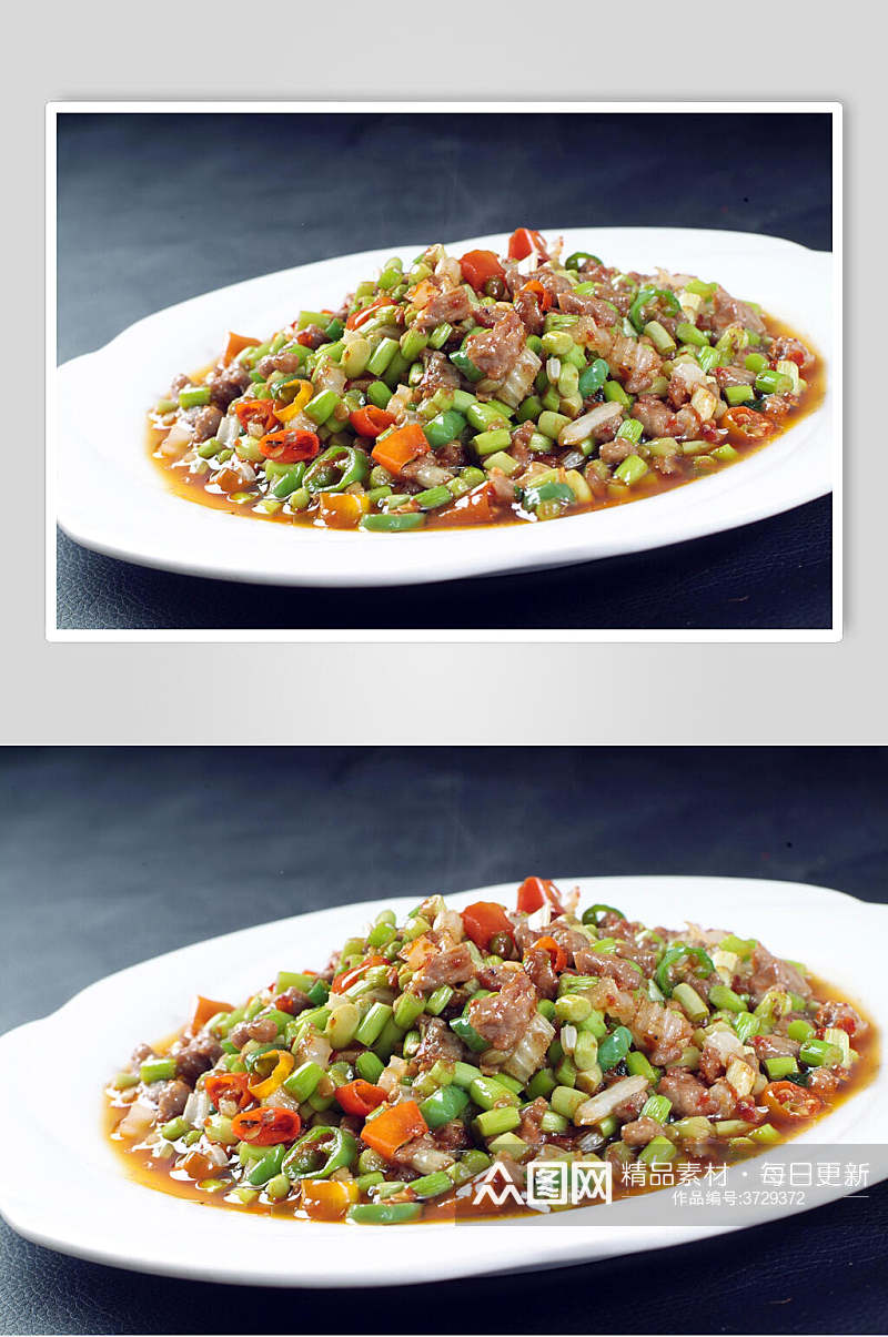 热菜米牛肉家常菜品图片素材