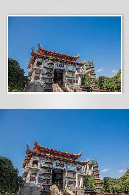 福州西禅寺观音阁高清图片