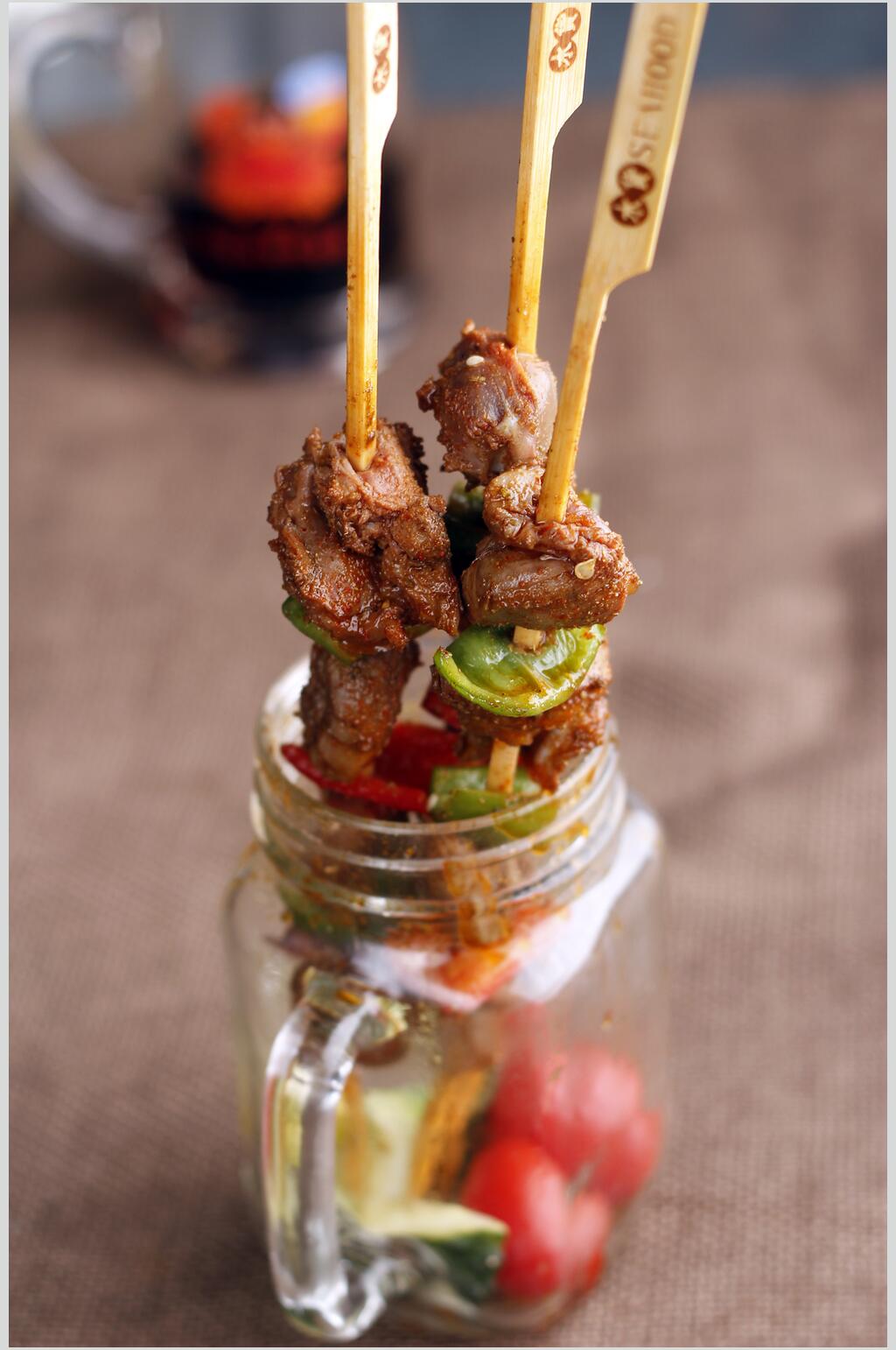 时尚烤串烧烤美食高清图片素材