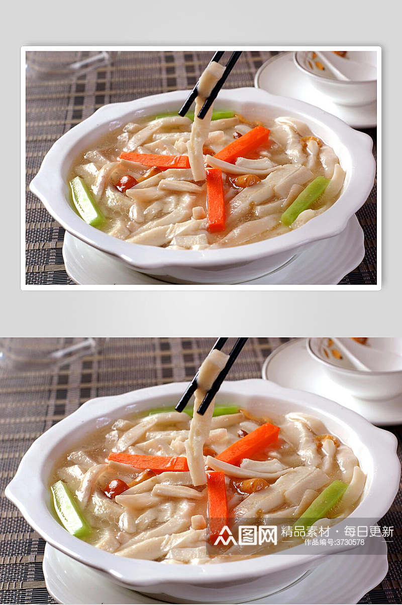 三鲜香豆腐家常菜品图片素材