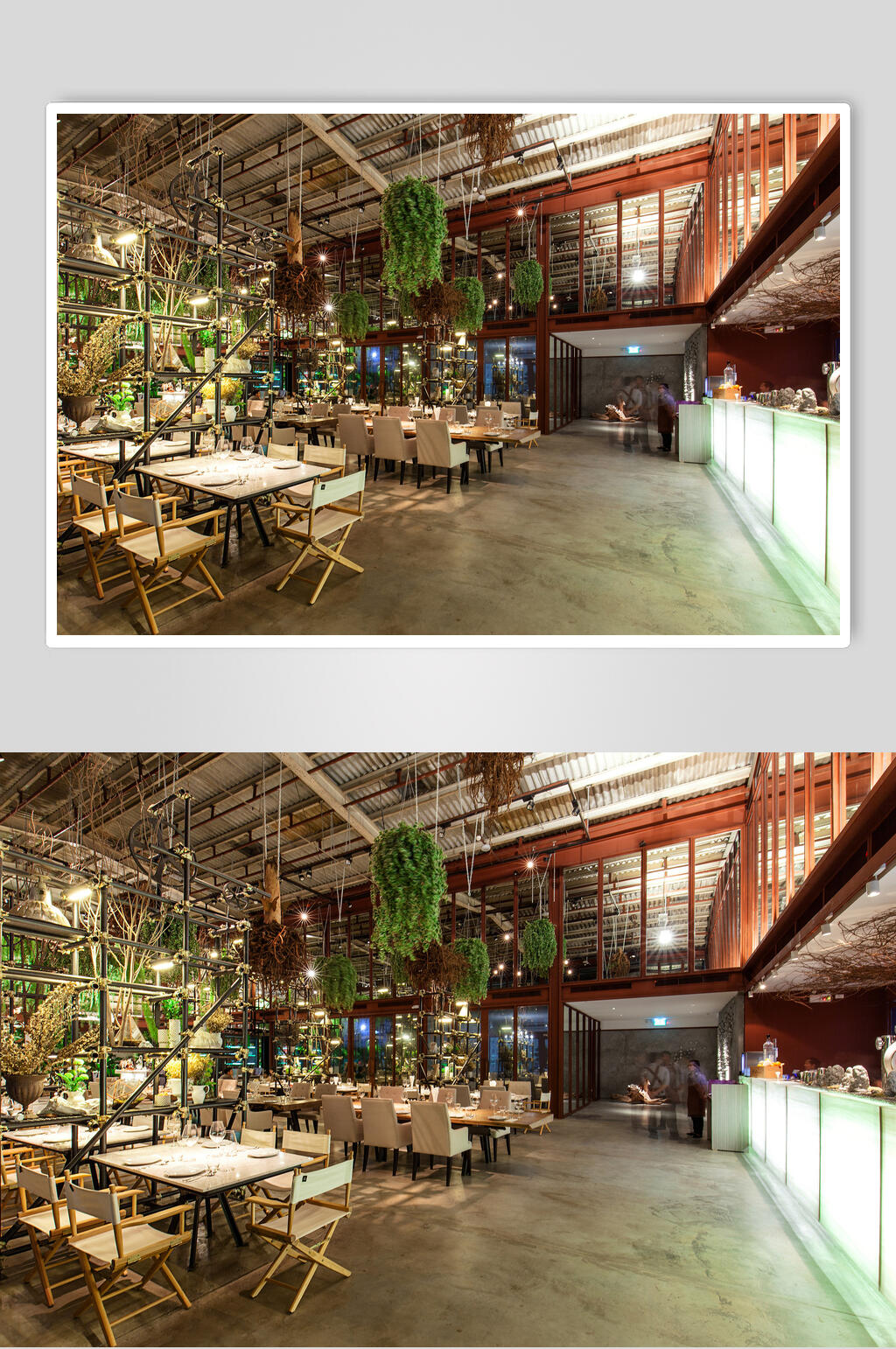 森林主题餐厅装修效果图片