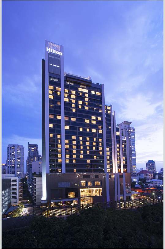 酒店大楼外墙装修效果图片