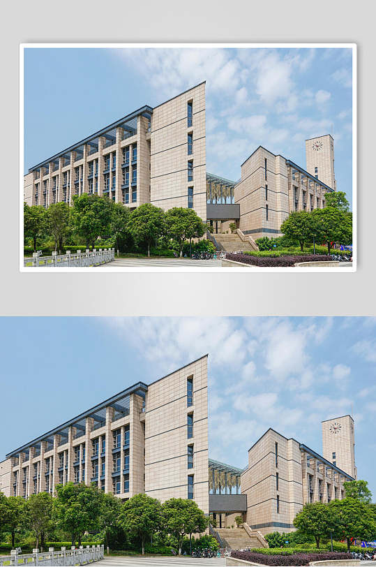 福州大学图书馆高清图片