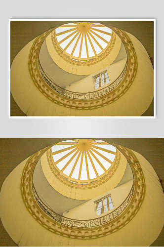 福州中州岛欧式建筑穹顶高清图片