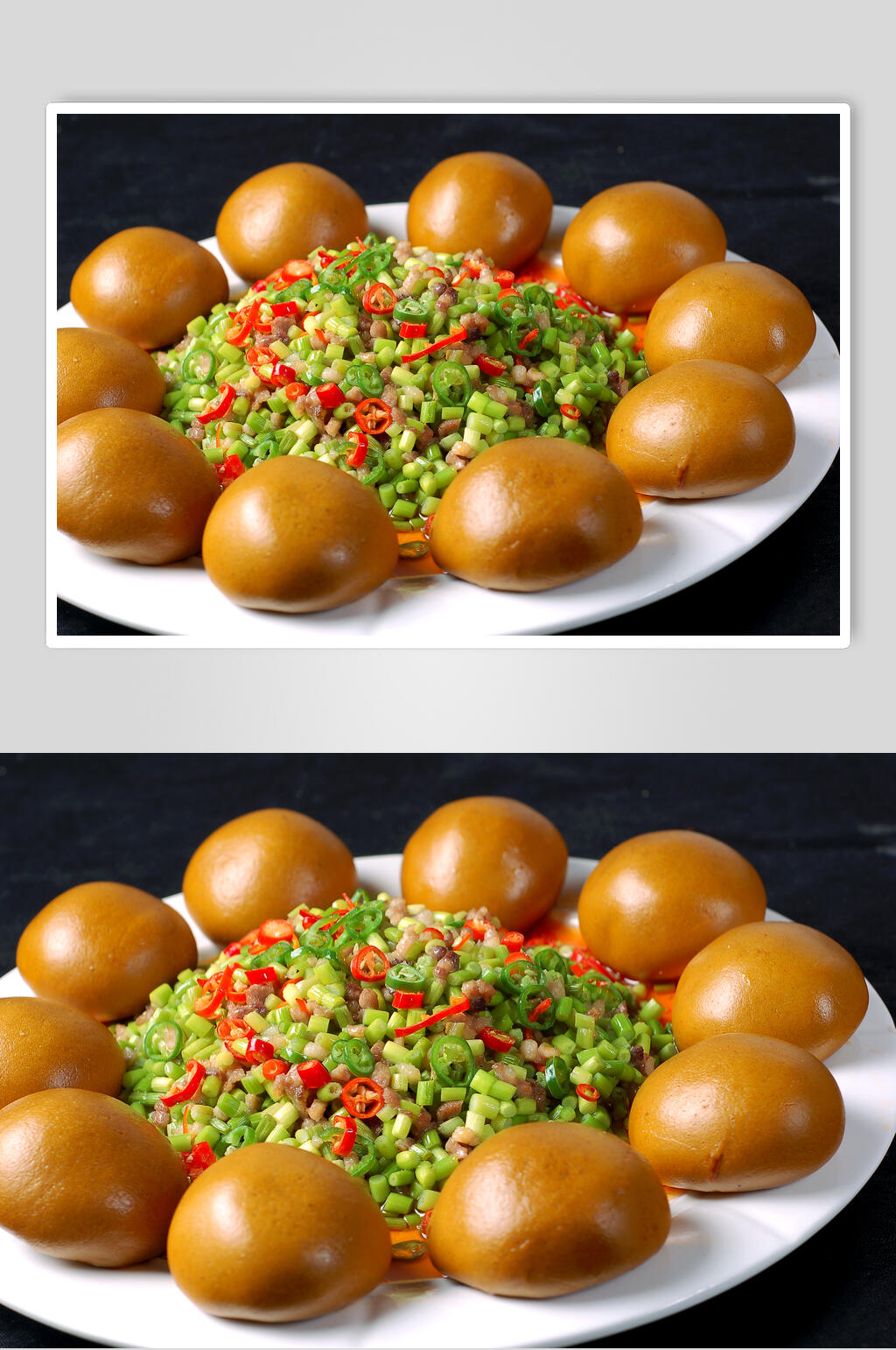 热菜杂粮碎米鸭家常菜品图片素材