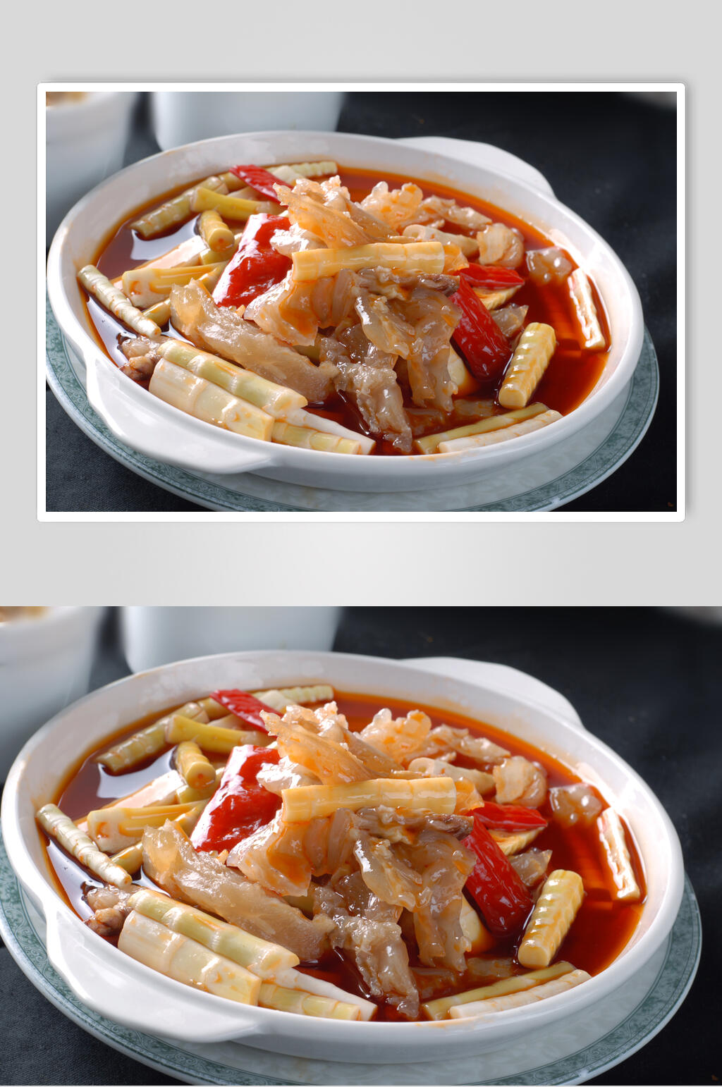 家常蹄筋家常菜品图片素材