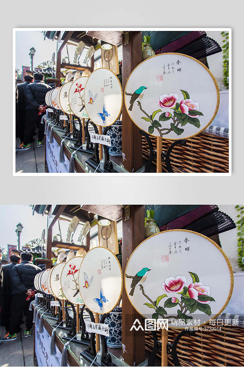 福州传统扇子高清图片素材