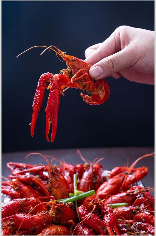 风味食品小龙虾美食高清摄影图片