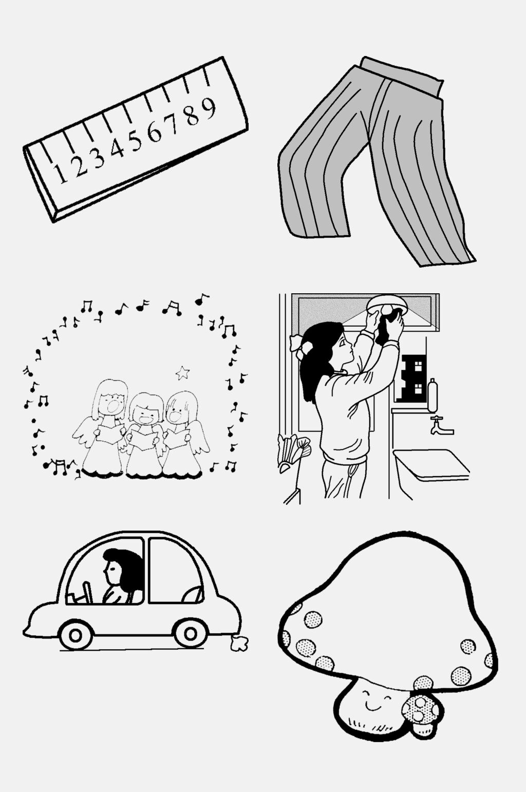 高端大气黑白线稿卡通绘画免抠素材素材