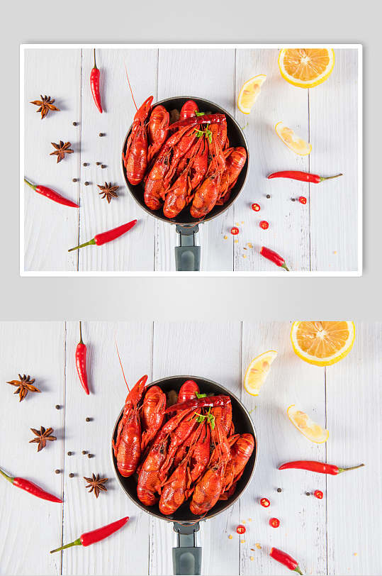 香辣美味食品小龙虾美食食品摄影图片
