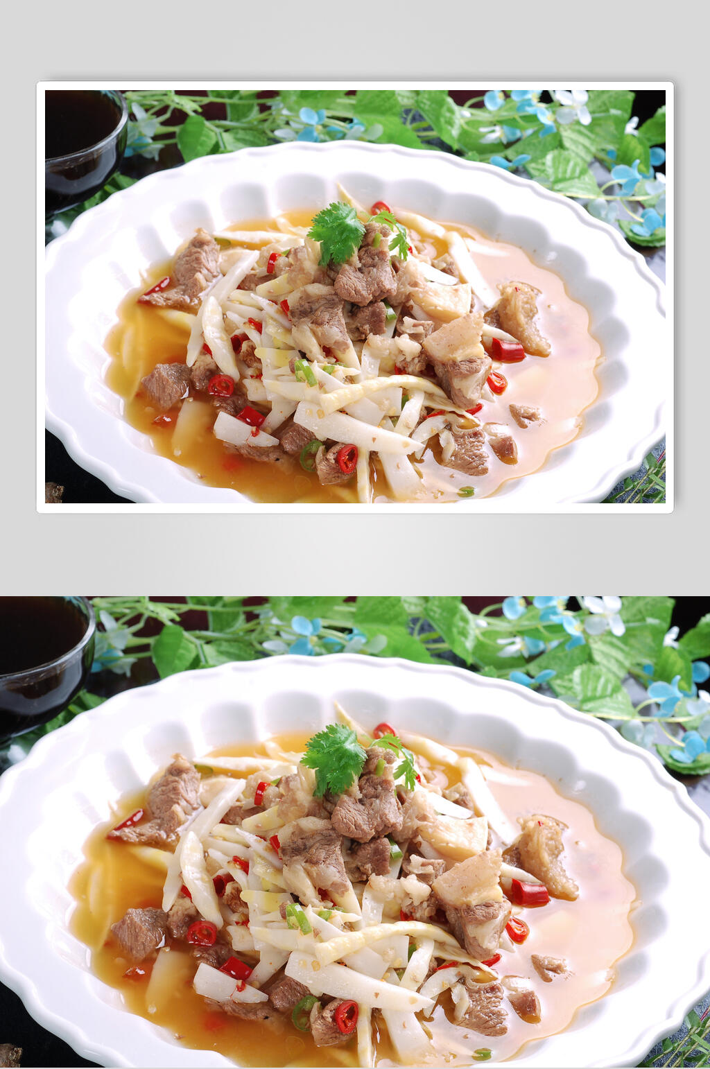 大碗牛肉家常菜品图片素材