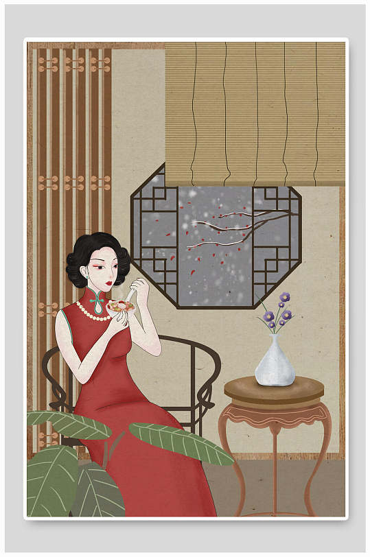 民国女人图片-民国女人素材下载-众图网